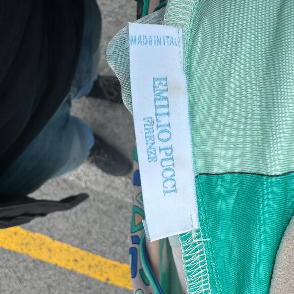 Emilio Pucci Firenze Geometric Print Dress Size M – Made in Italy - Picture 2 of 3